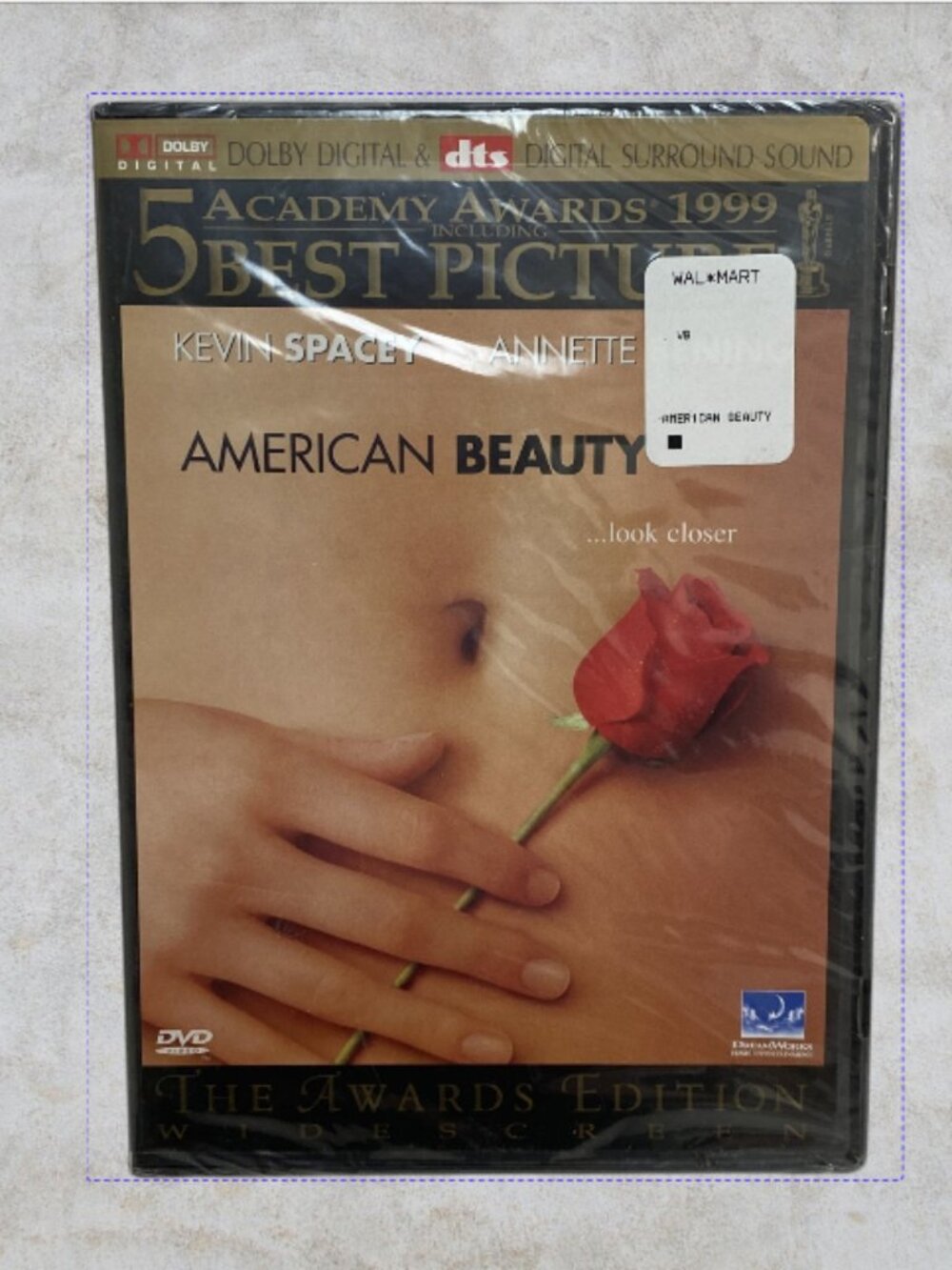 DVD -- "American Beauty," Kevin Spacey and Annette Bening, Dir. Sam Mendes, NEW